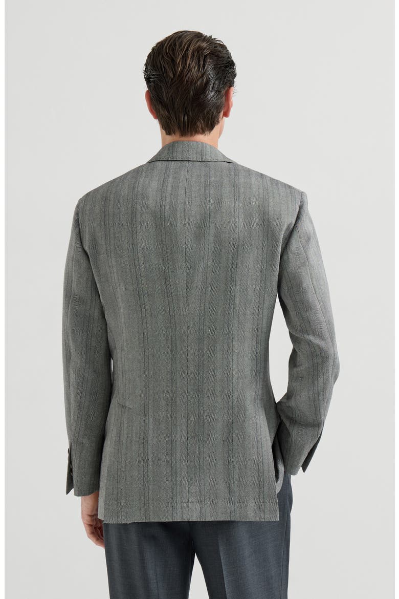 Chevron blazer, Alternate, color, Medium Grey