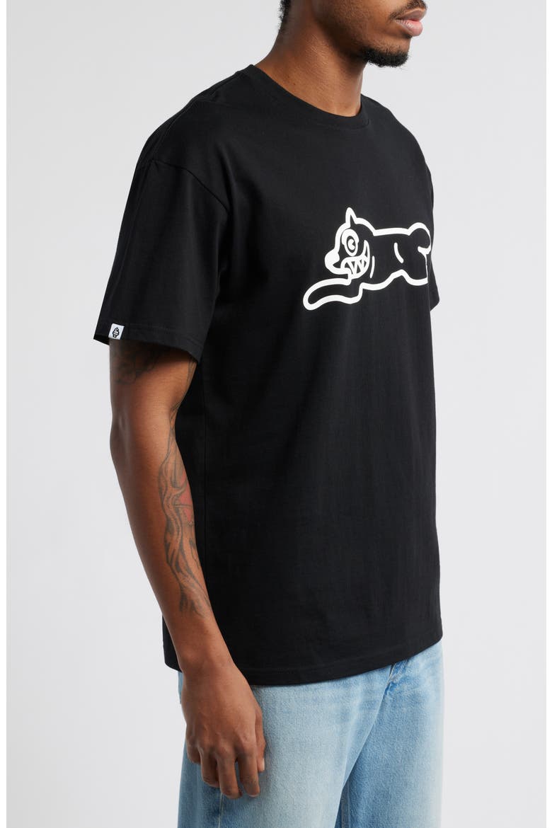 Running Dog Graphic T-Shirt, Alternate, color, BLACK