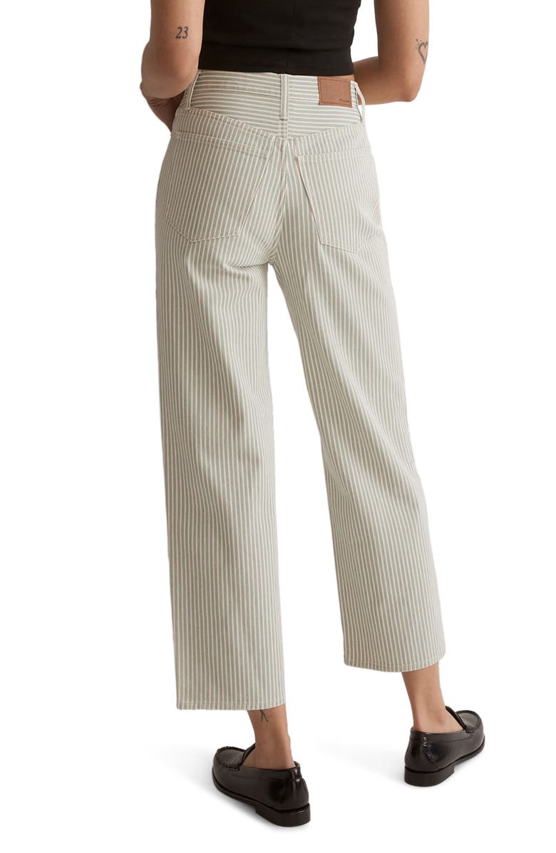 Madewell The Perfect Nonstretch Wide Leg Crop Jeans, Alternate, color,