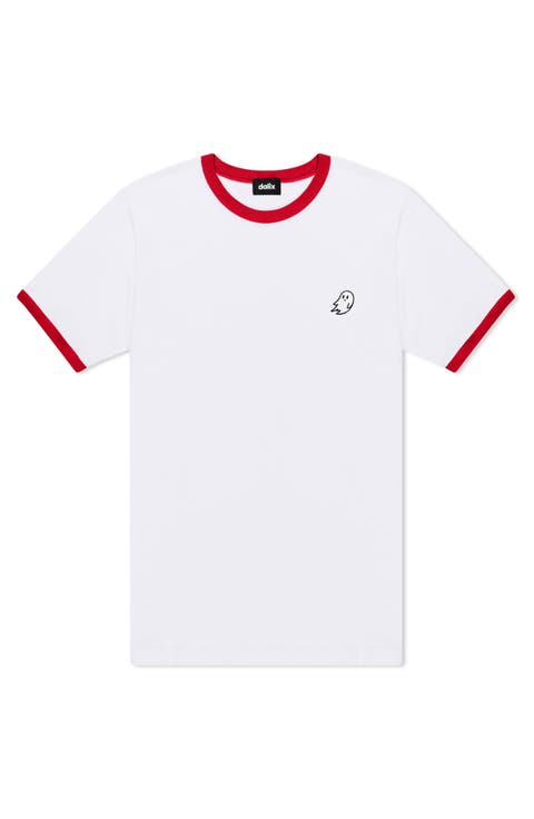 Mens Ghost Jersey Ringer Tee