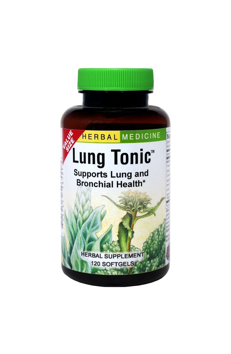 Trace Minerals Lung Tonic - 120 count Softgels, Main, color, NO COLOR