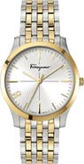 FERRAGAMO Salvatore Ferragamo Women's Slim Formal Stainless Steel Bracelet Watch, 35mm x 7.5mm