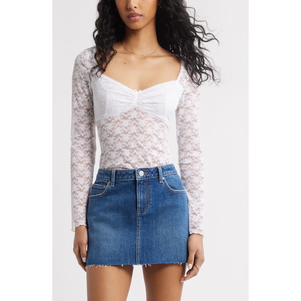 Bp. Mid Rise Denim Miniskirt