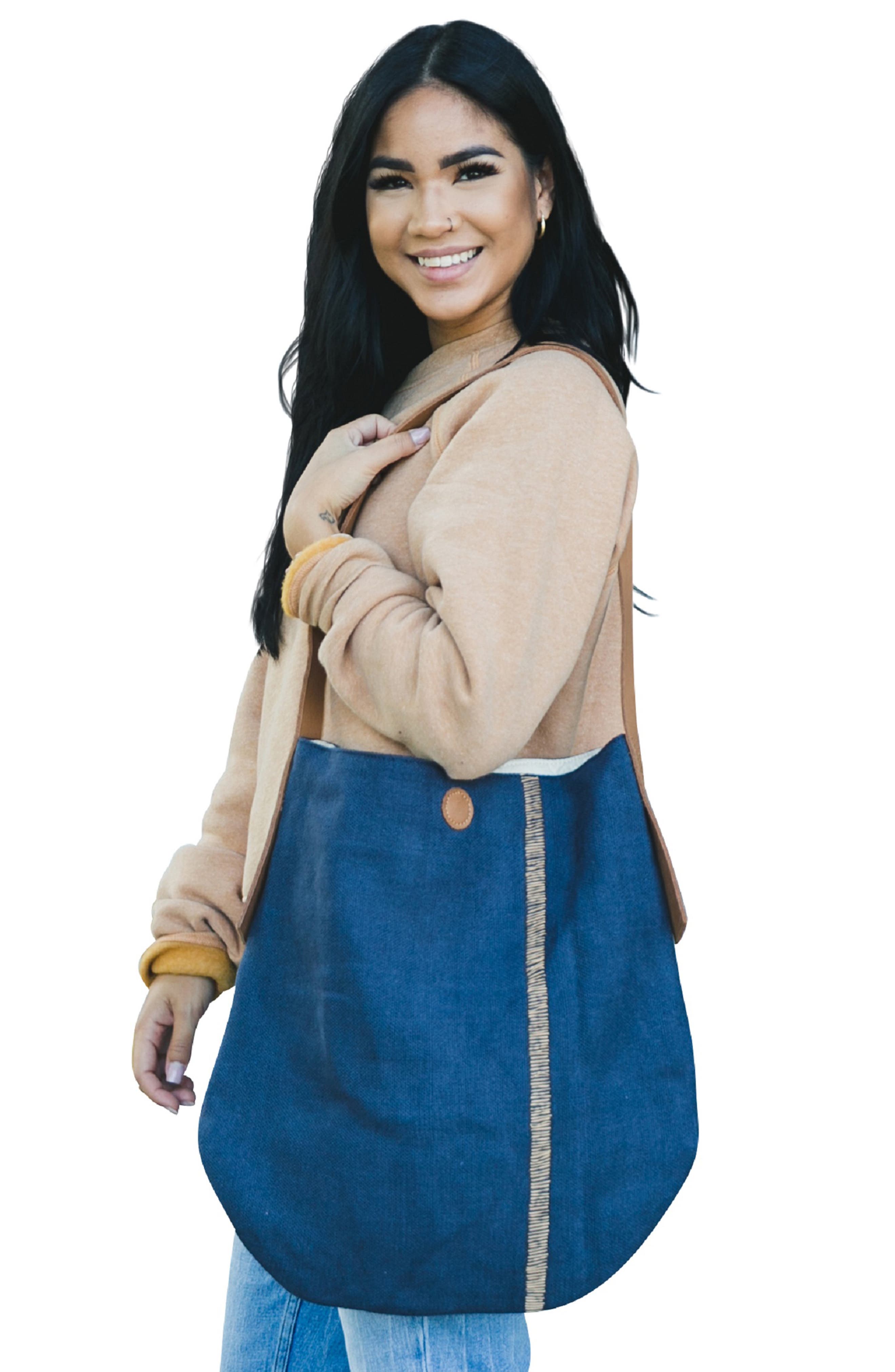 Will 
Atlas Archer Jute Tote, Alternate, color, Indigo