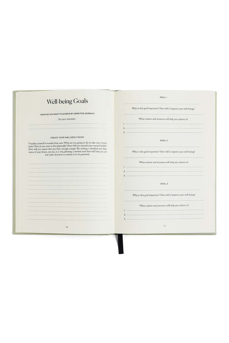 Health & Fitness Edition Five Minute Journal, Alternate, color, MINT