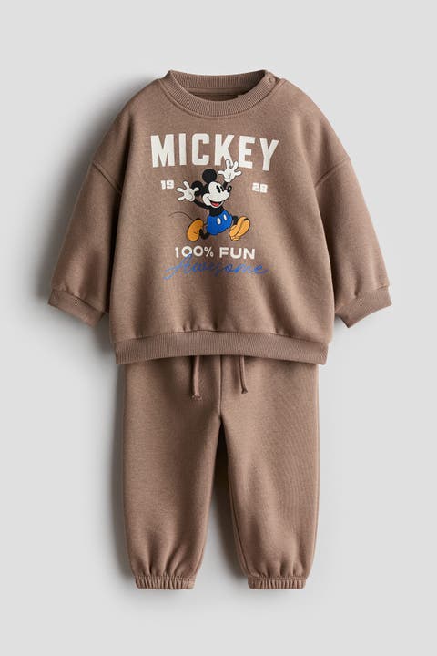2-piece Printed Sweatshirt Set