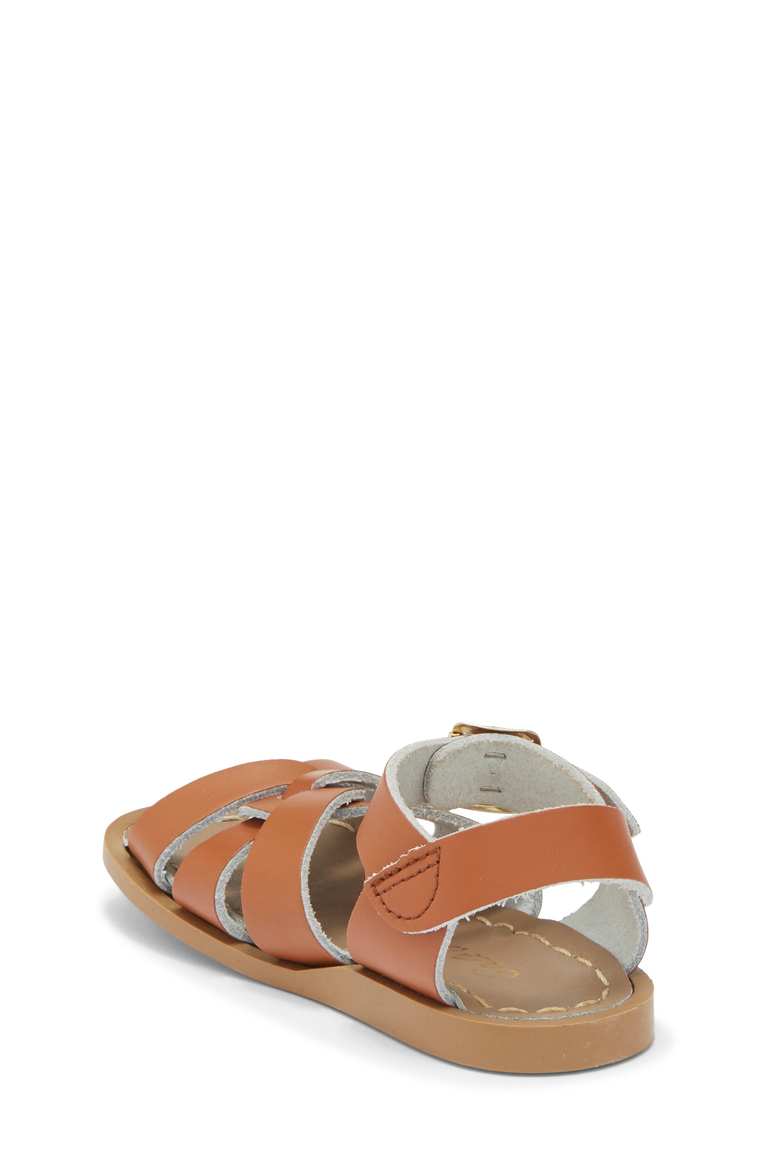 Salt Water Sandals by Hoy Kids' Salt Water Ankle Strap Sandal, Alternate, color, Tan