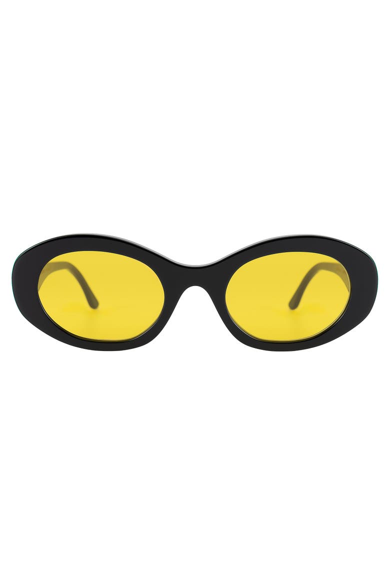 Luna Sunglasses, Alternate, color, Black / Grey