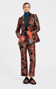 La DoubleJ 24/7 Pants Jacquard Sicomore Black