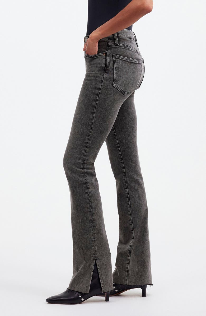 Madewell Kick Out Raw Hem Jeans, Alternate, color, Paynes Wash