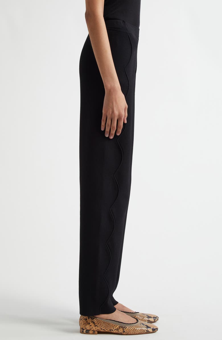 Ulla Johnson Asher Straight Leg Pants, Alternate, color, Noir