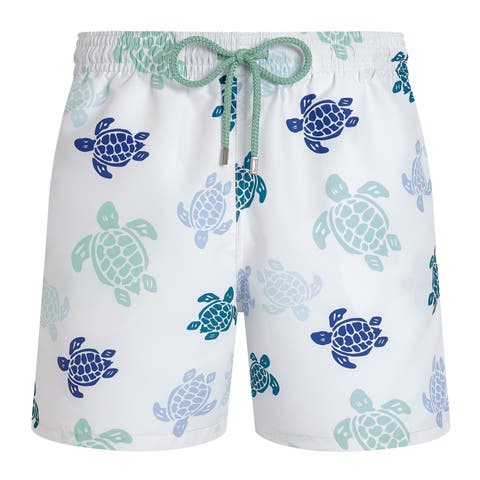 Men Swim Shorts Tortues Multicolores