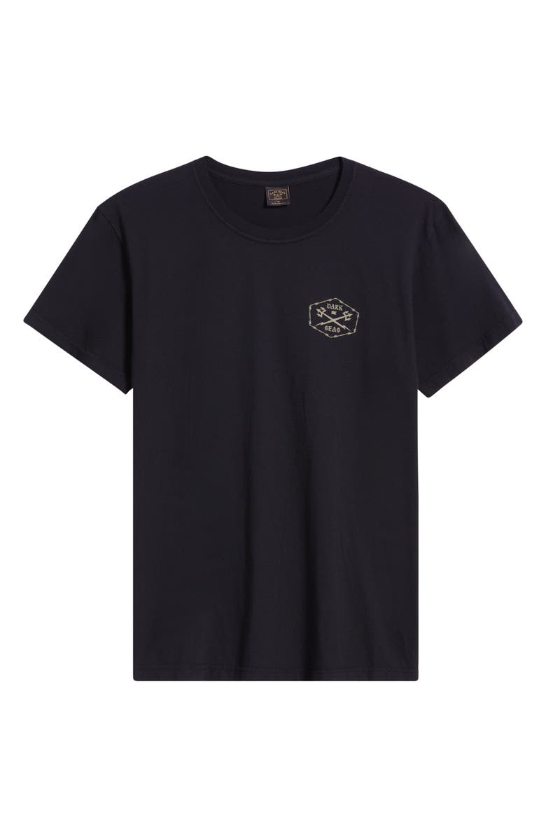 DARK SEAS No Trespassing Cotton Graphic T-Shirt, Alternate, color, Black