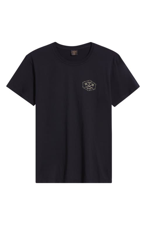 Dark Seas No Trespassing Cotton Graphic T-shirt In Black