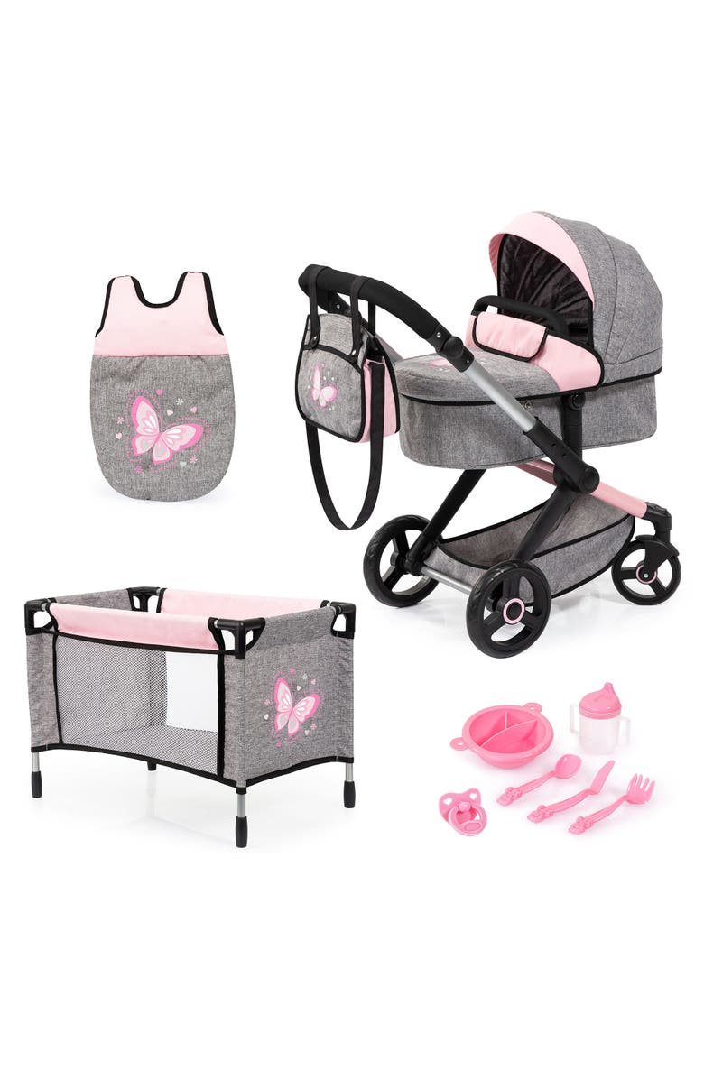 Bayer Design Xeo Mega 10Piece Set Pram, Bed, Handbag & Accessories, Main, color, Multicolored
