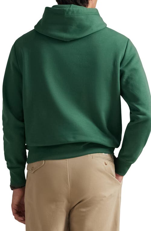 Polo Ralph Lauren The Rl Western Logo Fleece Hoodie In Green