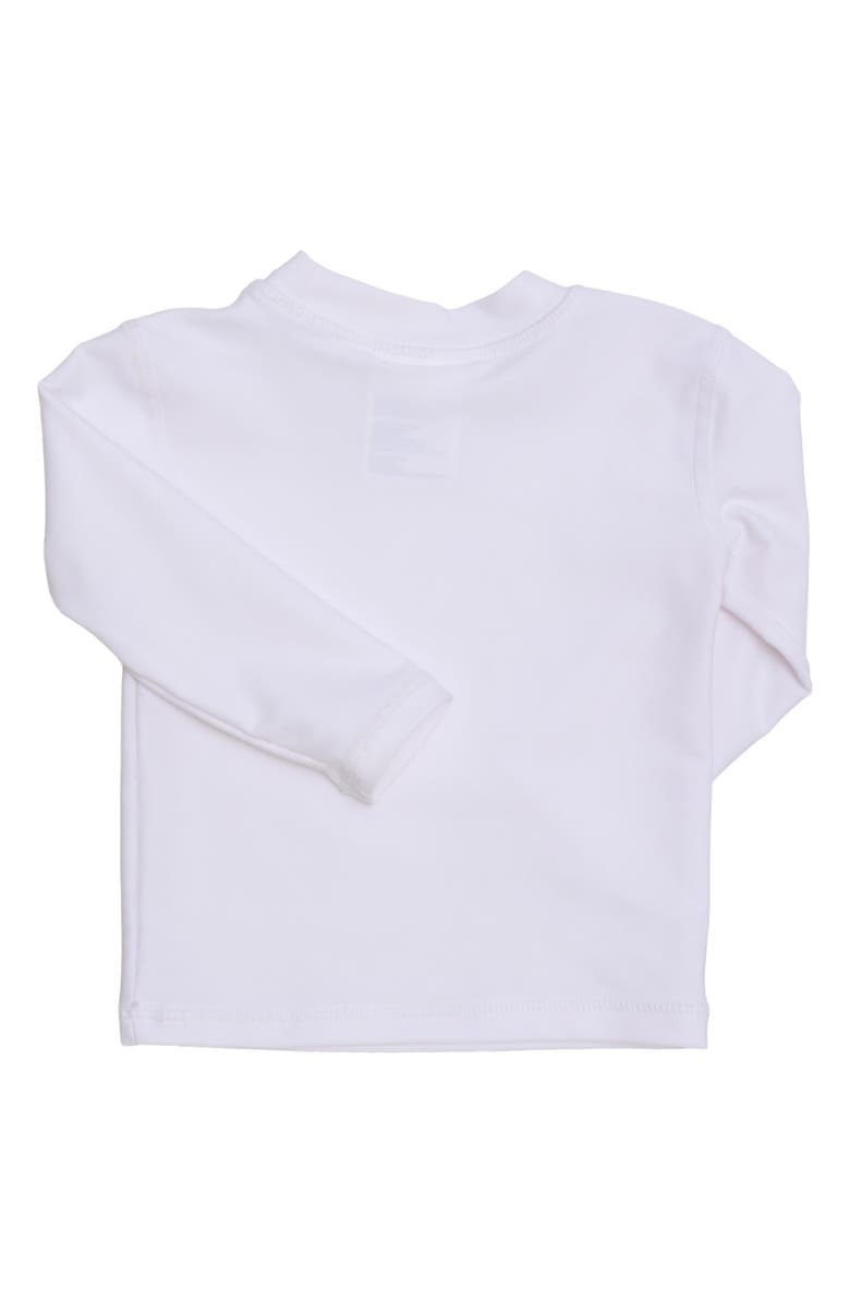 RuggedButts Kids' Long Sleeve Rashguard, Alternate, color, White