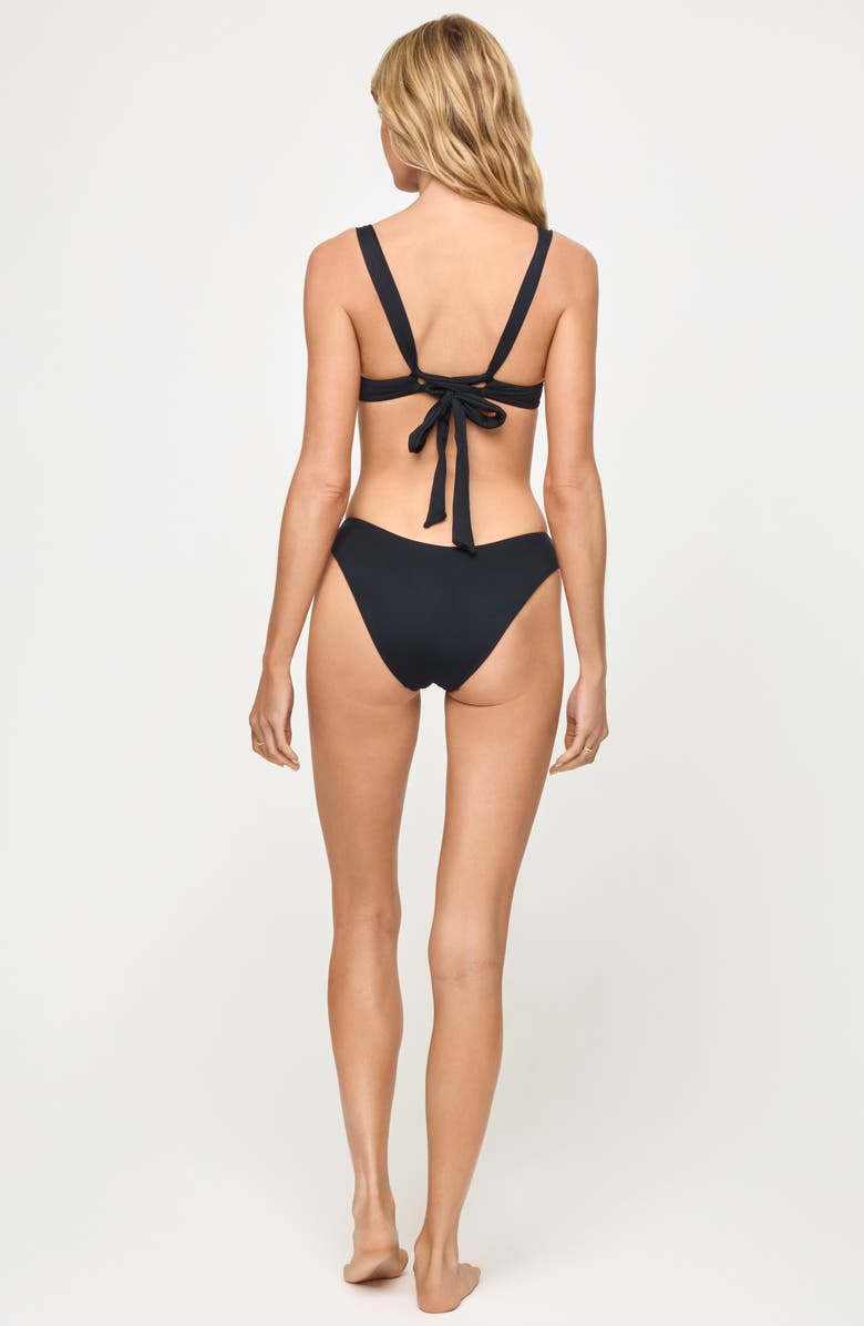 LSPACE Rocky Full Bikini Bottoms, Alternate, color, Black