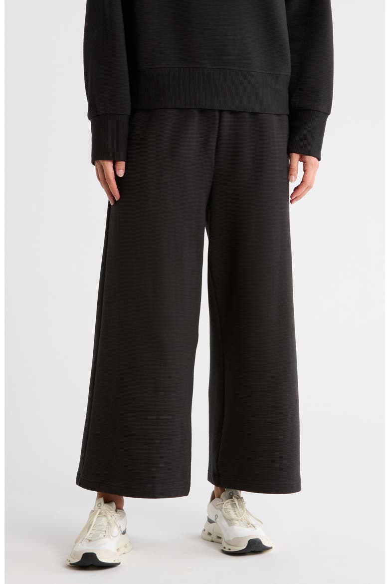 Unwind Ottoman Ankle Pants, Main, color, BLACK