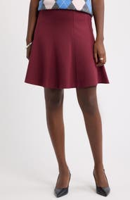 Caslon® Ponte Miniskirt