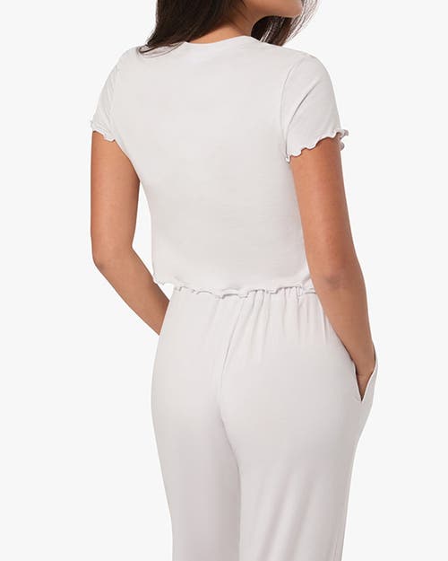 Weworewhat Boxy Baby Tee In Cloud Grey