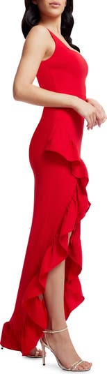 Charlene Ruffle Gown