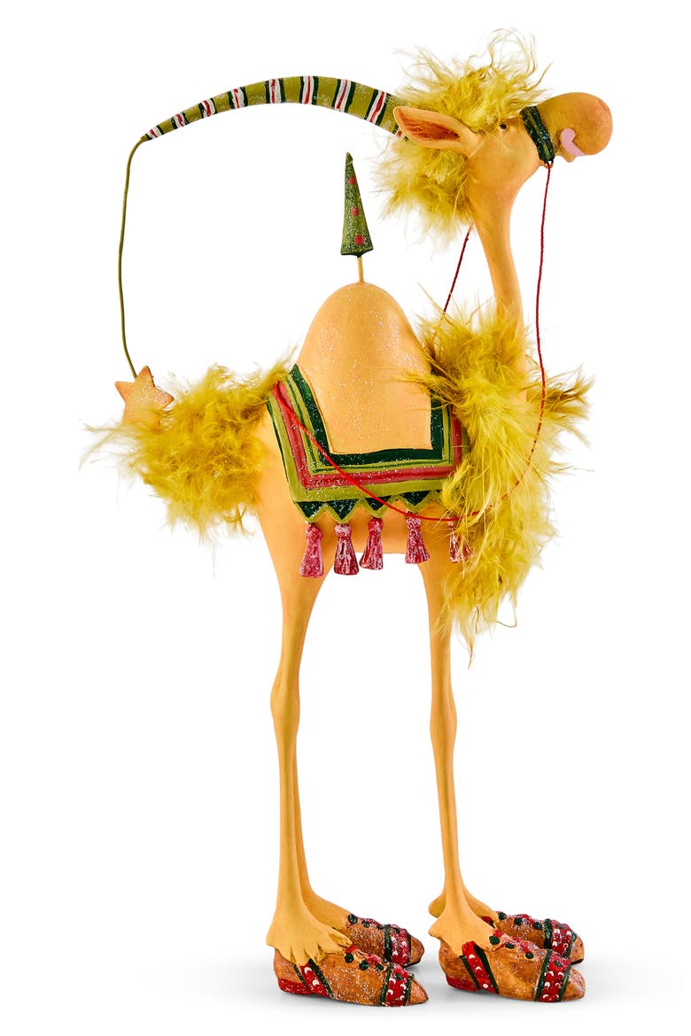 Patience Brewster Nativity Camel Ornament, Alternate, color, YELLOW