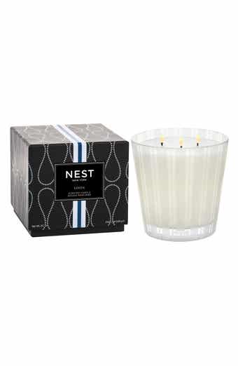 NEST New York Linen 3-Wick Candle