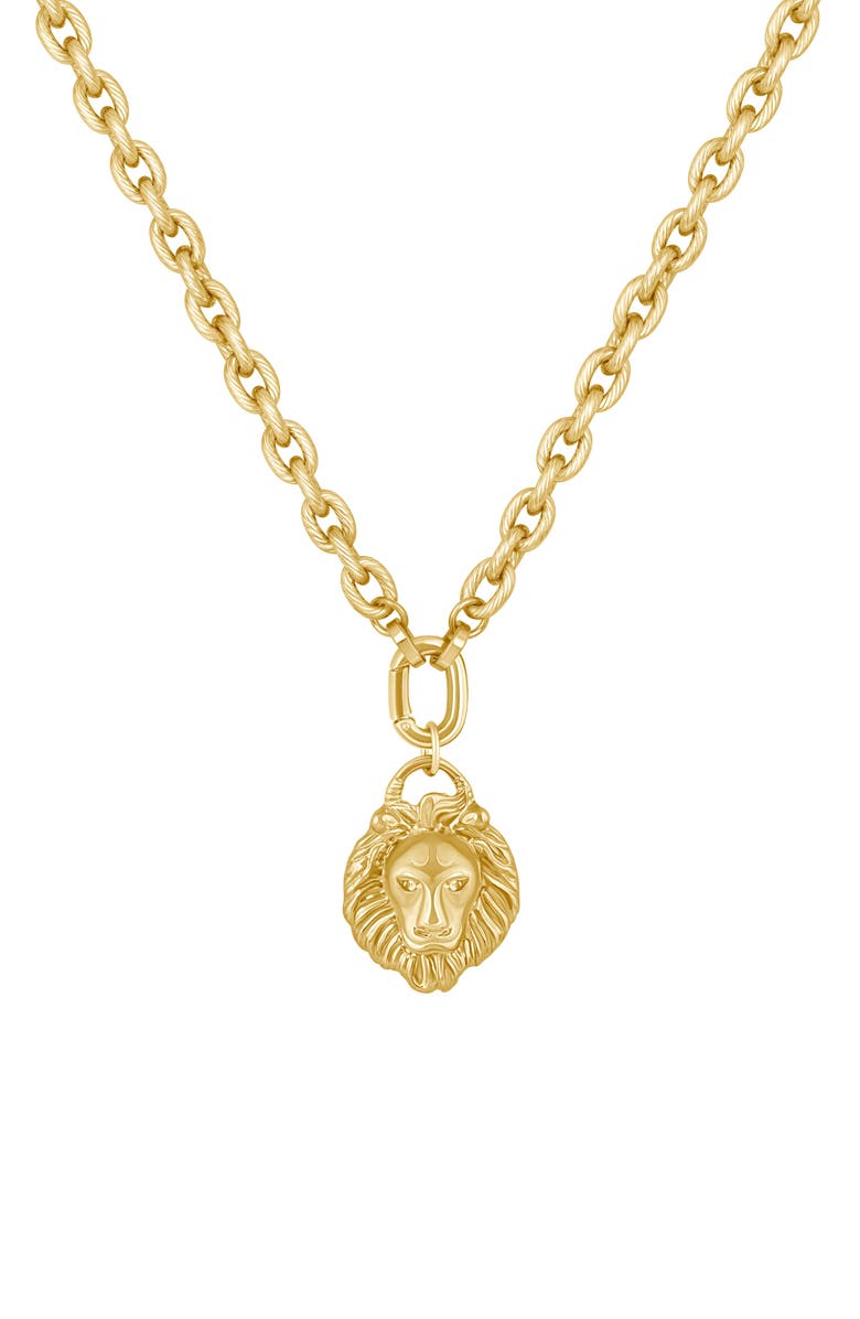 Electric Picks Labyrinth Pendant Necklace, Main, color, 