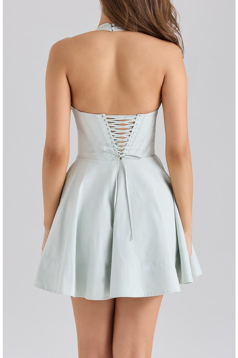 Sasha Halter Minidress, Alternate, color, PISTACHIO