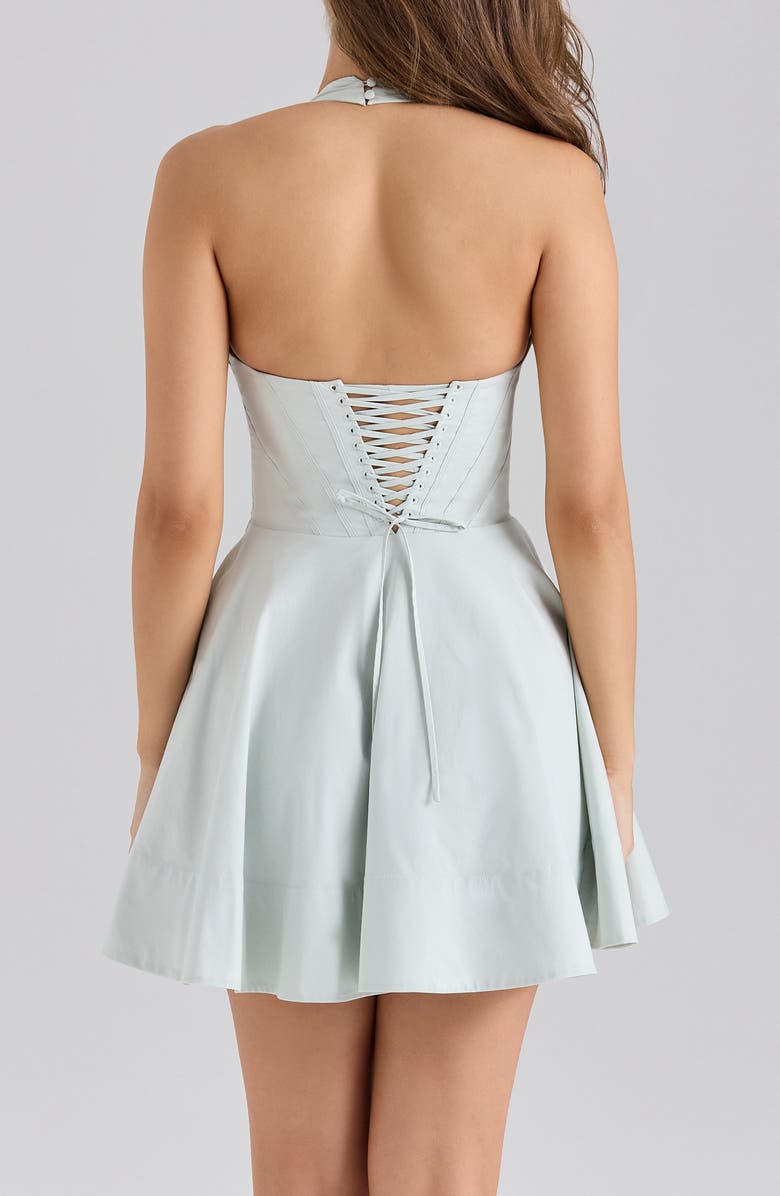 HOUSE OF CB Sasha Halter Minidress, Alternate, color, Pistachio