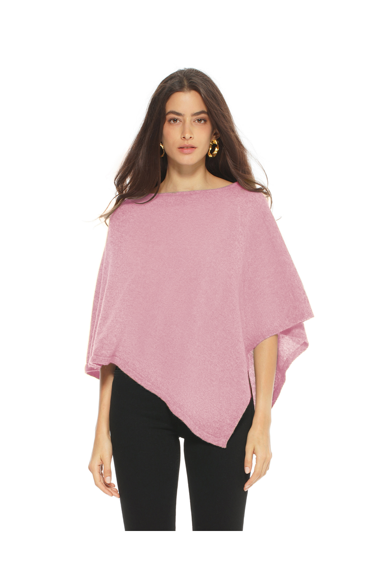 Pure Cashmere Capelet Poncho, Main, color, Baby Pink