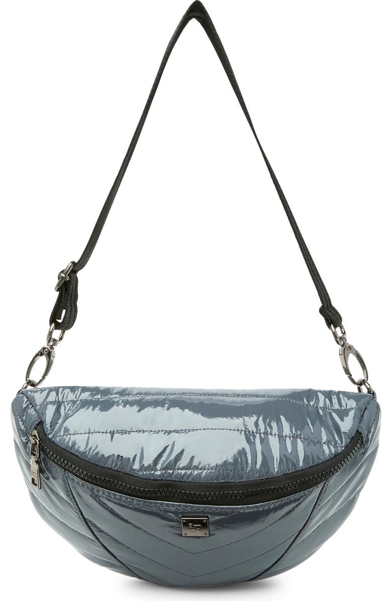THINK ROYLN Little Runaway Shoulder Bag, Alternate, color, Carbon Patent