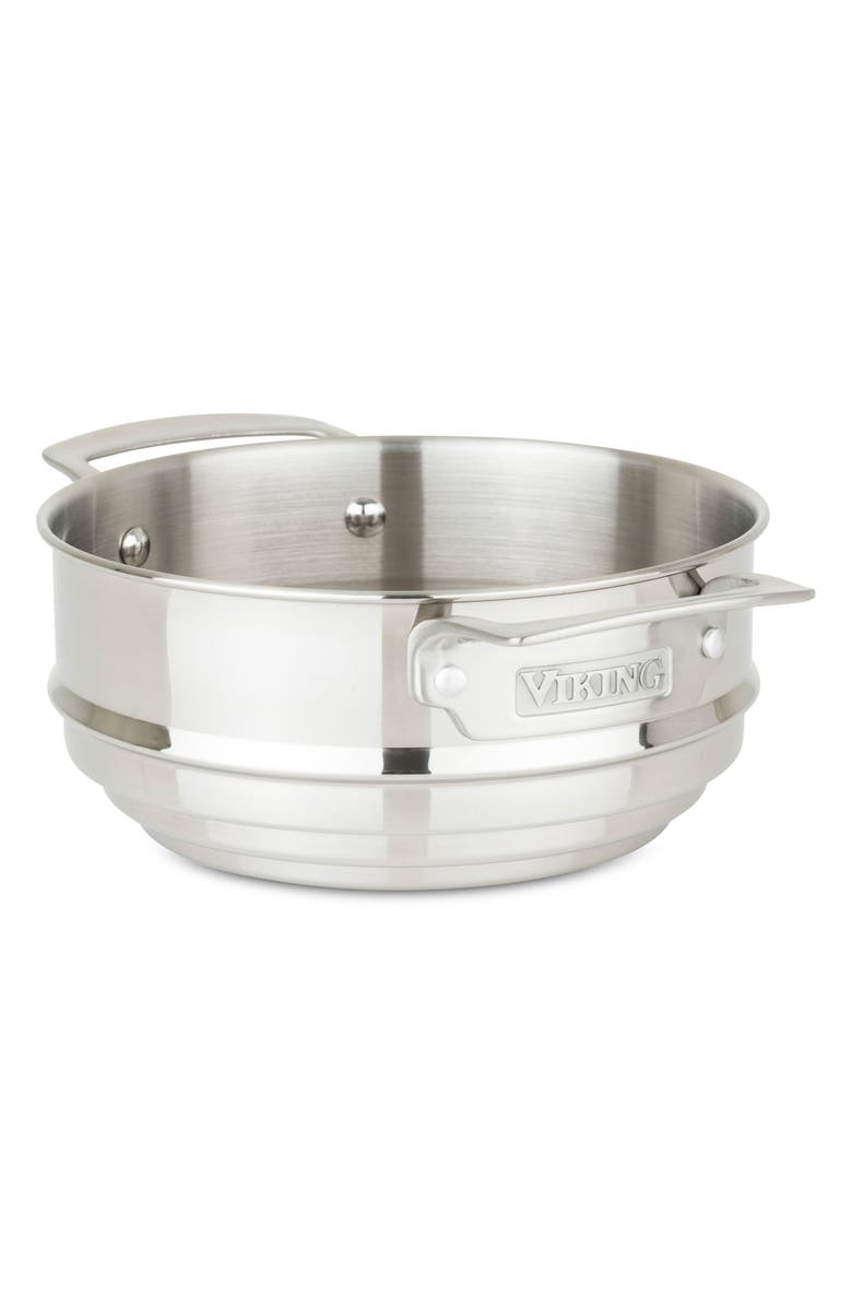 Viking Universal Stockpotck & Steamer Set, Alternate, color, Stainless Steel
