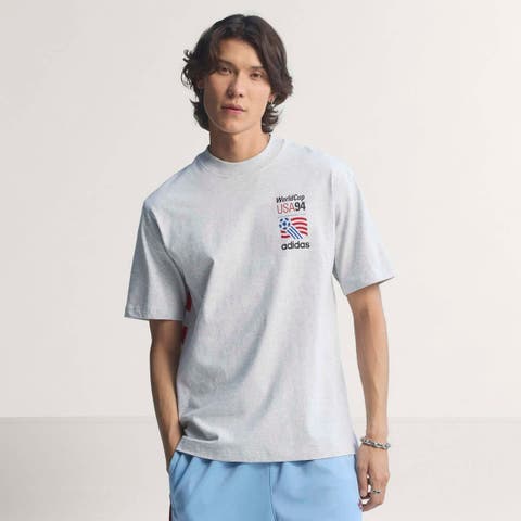 Men's adidas  Gray USMNT 1994 World Cup Graphic T-Shirt