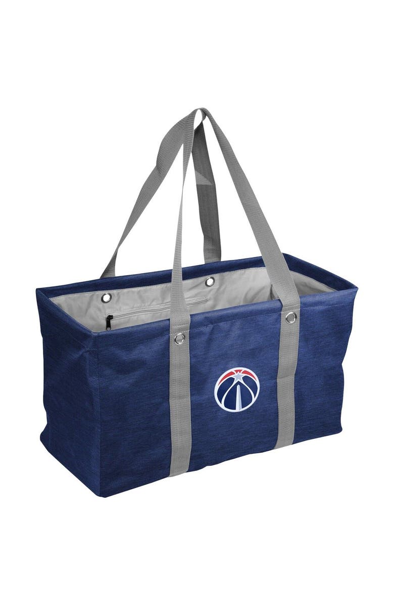 LOGO BRANDS Washington Wizards Crosshatch Picnic Caddy Tote Bag, Main, color, Navy