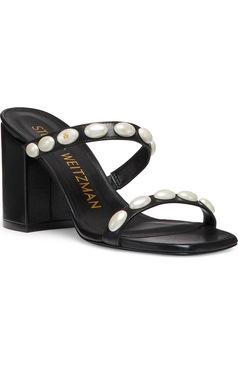 Stuart Weitzman Pearlita 85 Slide Sandal, Main, color,