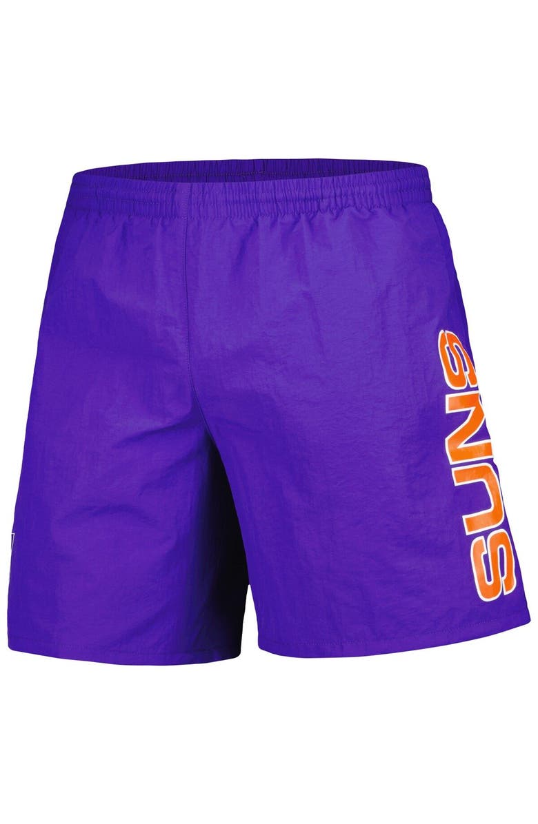 Mitchell & Ness Men's Mitchell & Ness Purple Phoenix Suns Hardwood Classics 1992-2000 Throwback Logo Heritage Shorts, Alternate, color, Purple