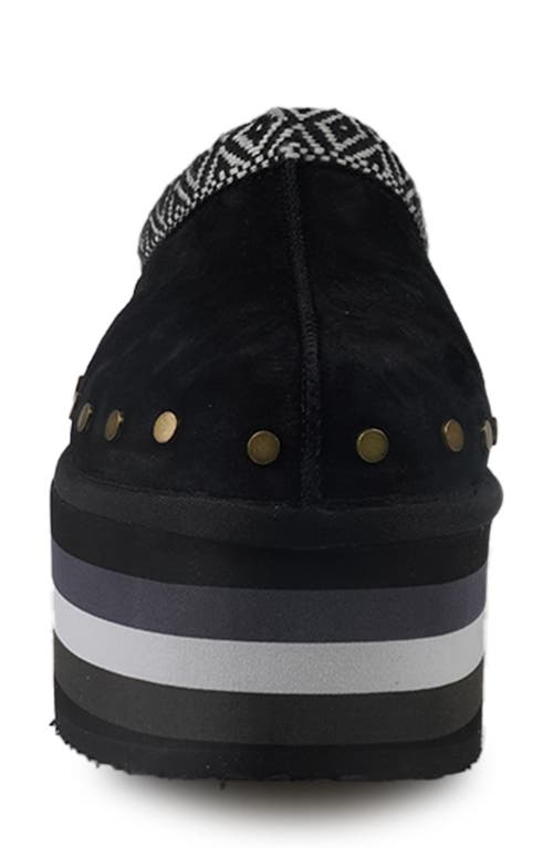 ZIGI ZIGI BRIANNE FAUX FUR PLATFORM CLOG