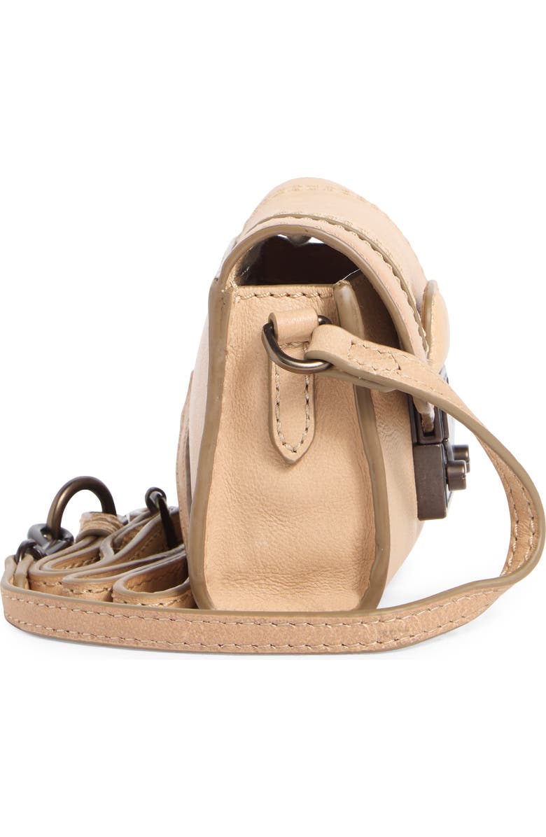 Frye Alex 4-Way Mini Leather Bag, Alternate, color, Beige