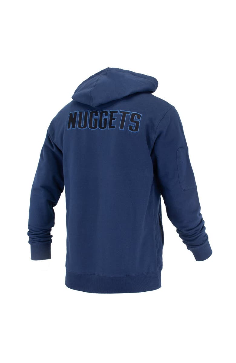 FISLL Unisex FISLL Navy Denver Nuggets Logoman Shadow Collection Pullover Hoodie, Alternate, color, Navy