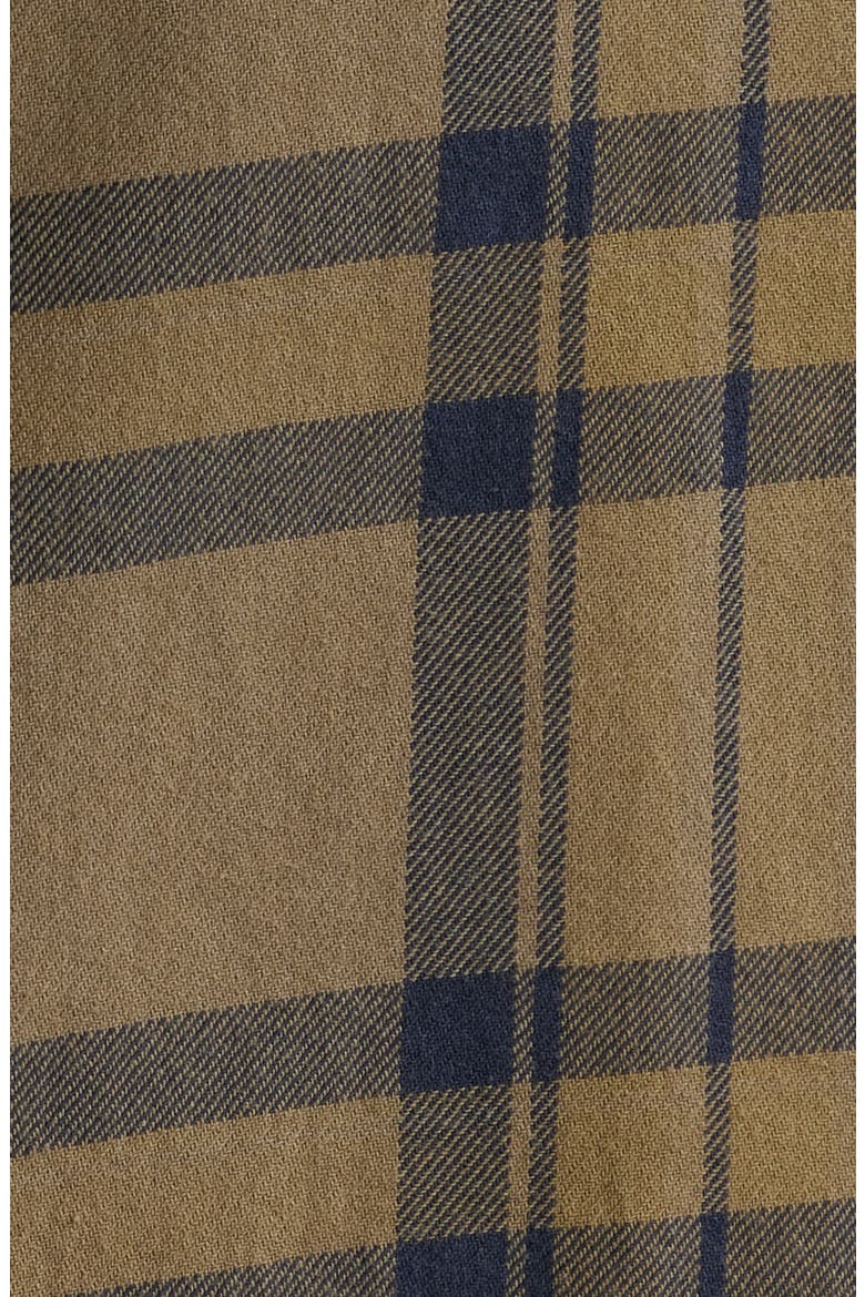 Tomlin Overdye Plaid Cotton Flannel Button-Up Shirt, Alternate, color, DARK GREEN