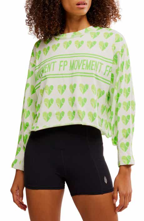 Free People FP Movement Inspire Layer Logo Long Sleeve T-Shirt