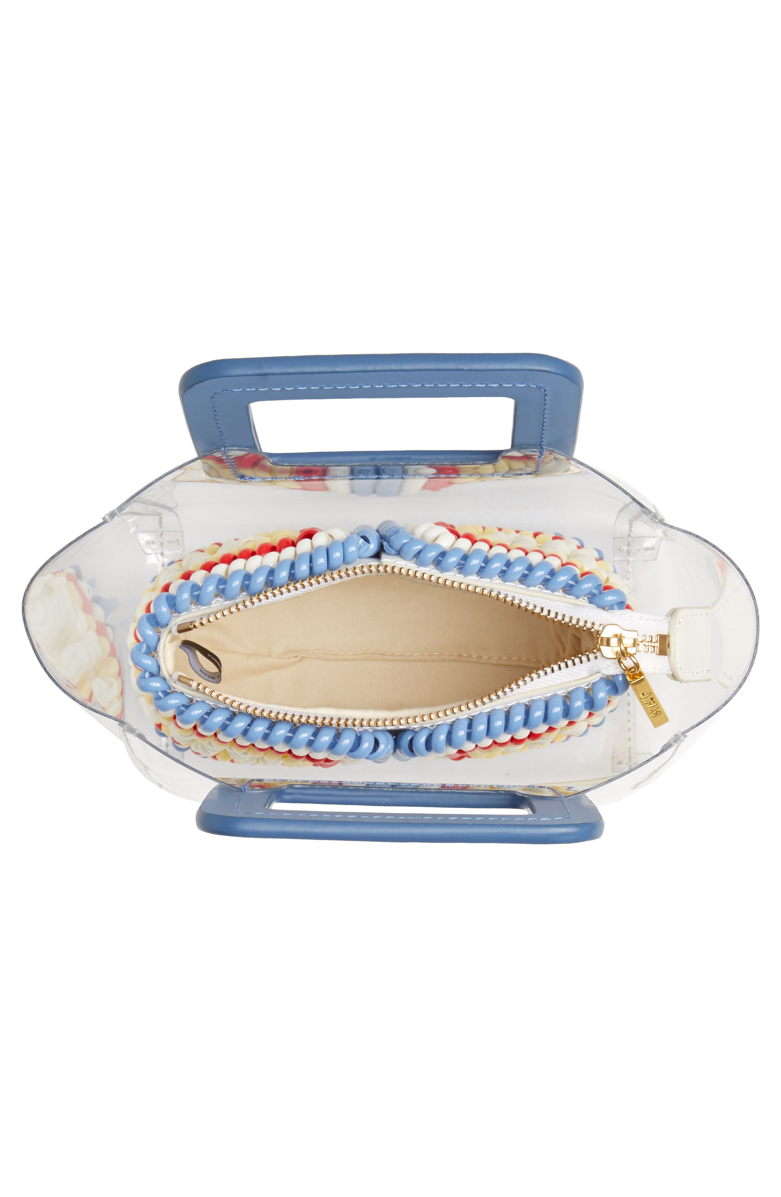 STAUD Mini Shirley Telephone Transparent Handbag, Alternate, color, 