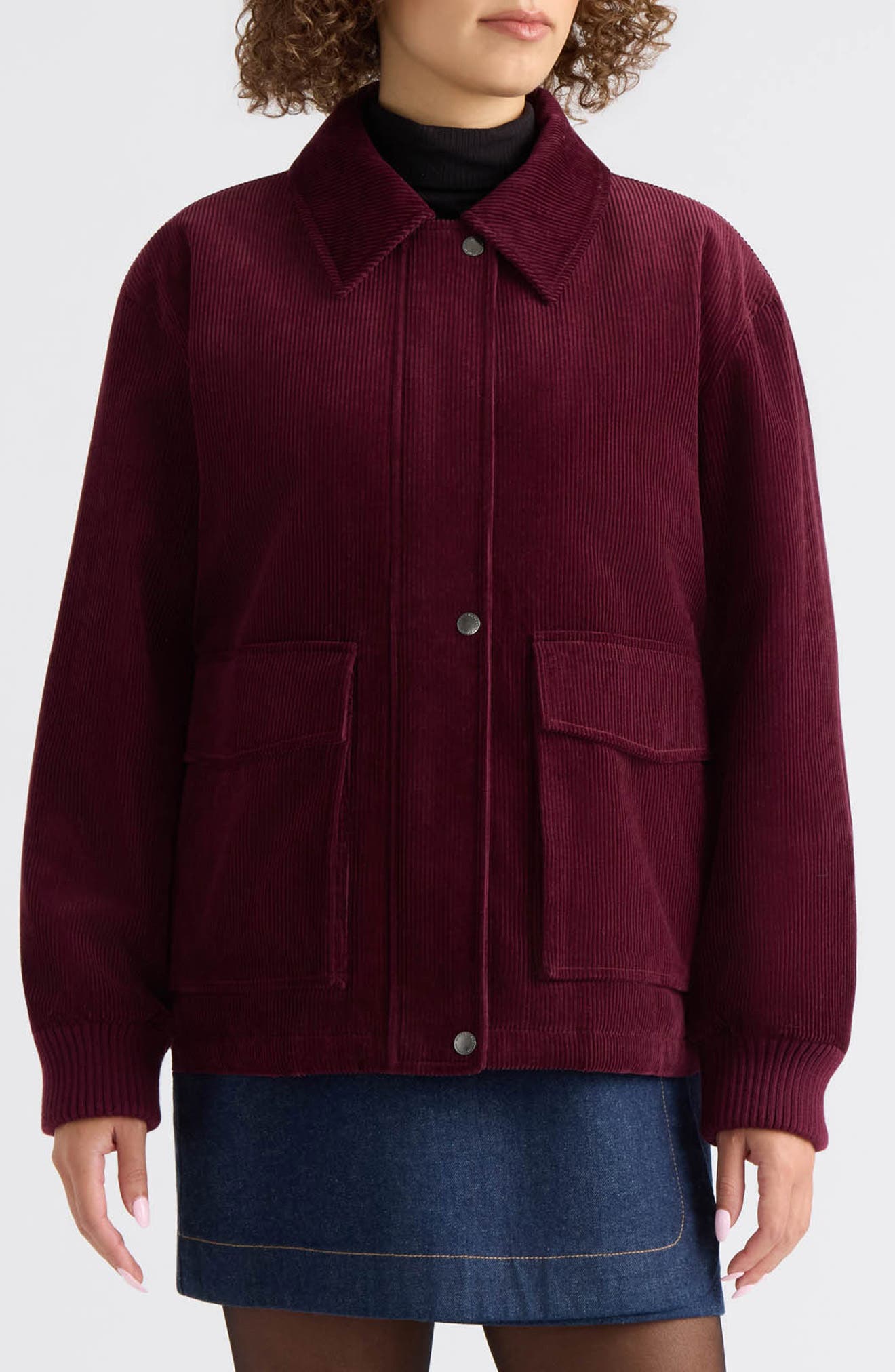 Bente Corduroy Padded Boyfriend Jacket