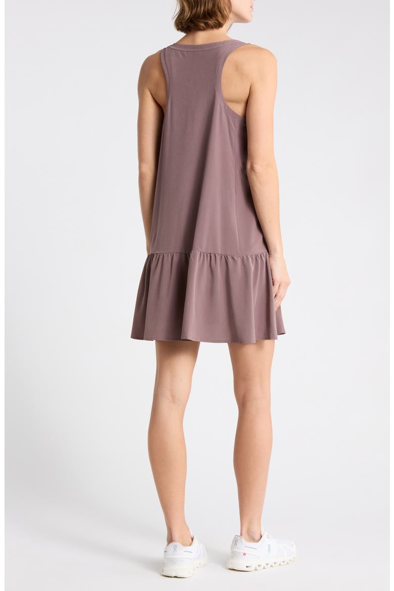 Solstice Sleeveless Tiered Minidress, Alternate, color, GREY PLUM
