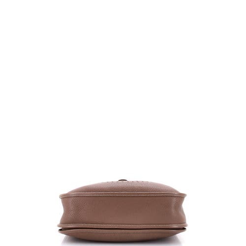 Pre-owned Hermes Hermes Evelyne Bag Gen Iii Clemence Pm In Brown