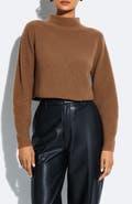 LAPOINTE Airy Cashmere Silk Cropped Raglan Sweater
