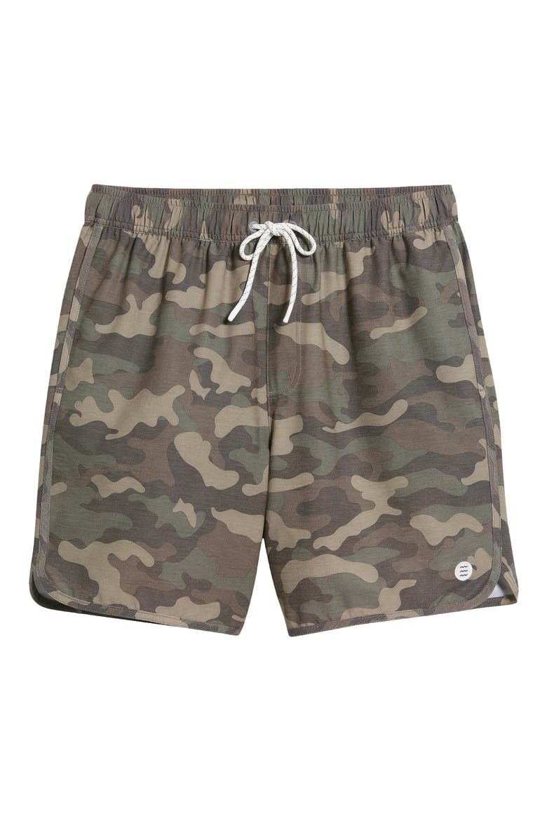 Reverb Water Resistant Hybrid Performance Shorts, Alternate, color, WOODLAND CAMO PRINT