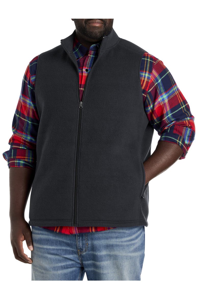 Polar Fleece Vest, Alternate, color, BLACK